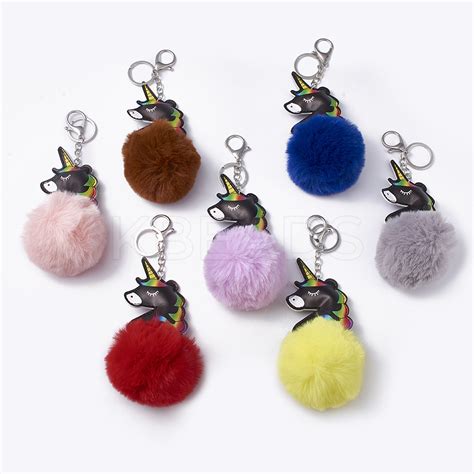 keychain pom pom wholesale.